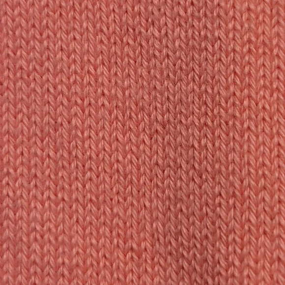 Talbots LP Zip Up Cardigan pink salmon vintage partial ribbing - Picture 5 of 9